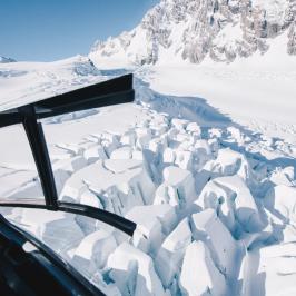 Snow blocks in mt cook