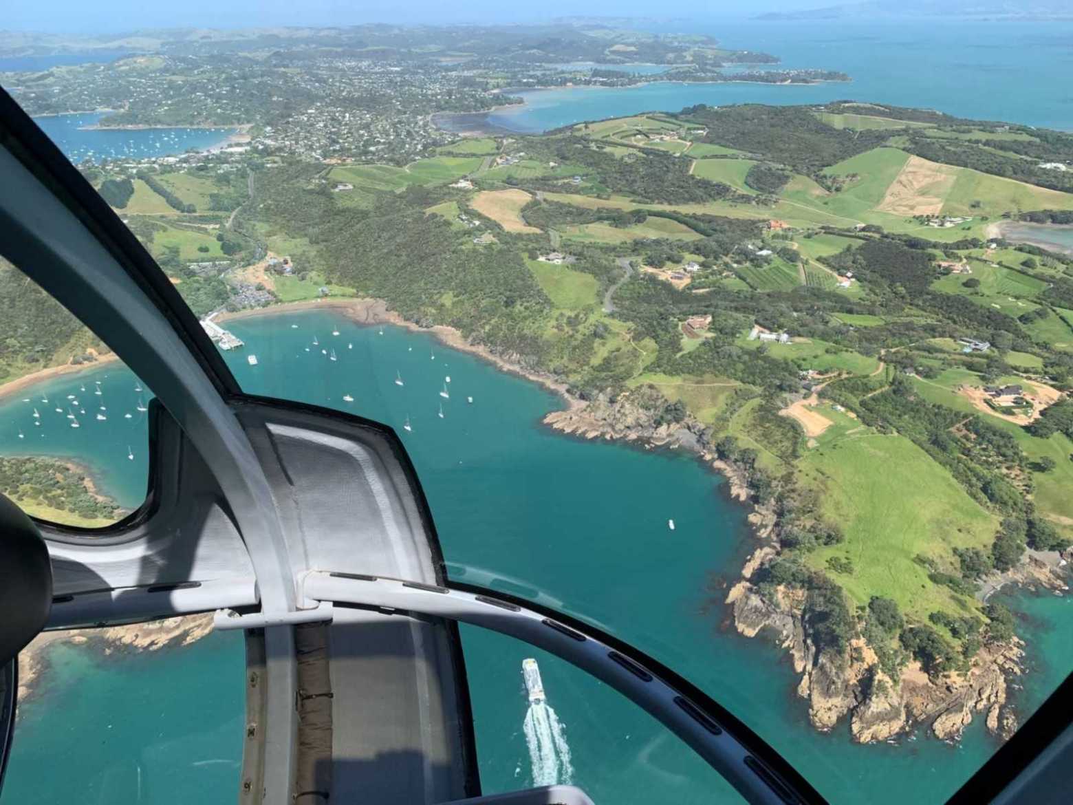 Heletranz Scenic Flight Waiheke